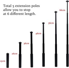 img 2 attached to Portable Telescoping EaxanPic Extendable Aluminum