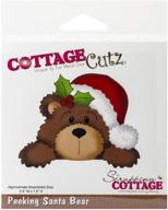 🏻 top-rated cottagecutz santa bear die - exquisite design for stunning holiday crafts logo