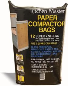 img 3 attached to 🗑️ Kitchen Master 48 Pack Pre-Cuffed Compactor Bags with Paper/Plastic Lining: Efficient Waste Management Solution