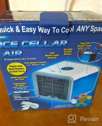 img 1 attached to Stay Cool Anywhere with Ontel Arctic Air Pure Chill Evaporative Ultra Portable Personal Air Cooler - As Seen on TV! review by Gelin Battle