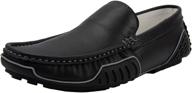 jions slip ons moccasins lightweight non slip men's shoes for loafers & slip-ons logo