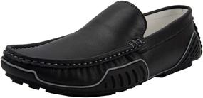 img 4 attached to JIONS Slip Ons Moccasins Lightweight Non Slip Men's Shoes for Loafers & Slip-Ons