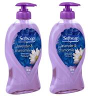 🧼 softsoap anti-bacterial liquid hand soap - lavender & chamomile, 11.25oz pump (pack of 2) logo