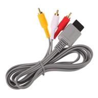 wii av cable composite gold plated definition logo