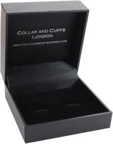 img 1 attached to 👔 London Cufflinks for Men - Rectangle Collar Cuffs and More