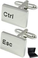 👔 london cufflinks for men - rectangle collar cuffs and more logo