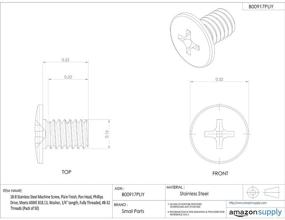 img 1 attached to Нержавеющая сталь с наружной резьбой Phillips Machine