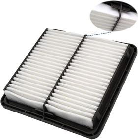 img 1 attached to 🔍 Engine Air Filter for Forester, Impreza, Legacy, Outback, WRX, Tribeca - Fits 2005-2016 Models - Replaces CA9997, GP997, 16546-AA090, 16546-AA10A (White)