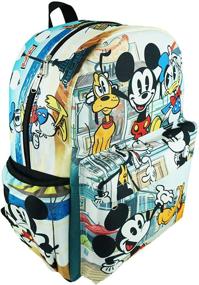 img 3 attached to Mickey Deluxe Oversize Backpack Compartment