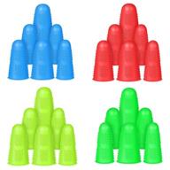 🔥 24pcs silicone finger protectors for hot glue gun - all-purpose guard for crafts, scrapbooking, and needlework logo