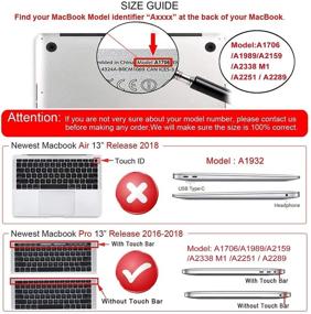 img 3 attached to ICasso MacBook 2016 2020 Keyboard Compatible Laptop Accessories in Bags, Cases & Sleeves