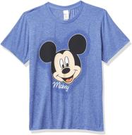 👕 heather boys' clothing and tops - disney mickey performance tees & shirts logo