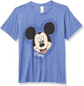 img 2 attached to 👕 Heather Boys' Clothing and Tops - Disney Mickey Performance Tees & Shirts