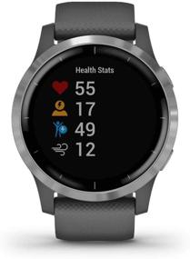 img 2 attached to 🕒 Garmin 010-02174-01 Vivoactive 4 умные часы Shadow Gray/Stainless Bundle: Расширенные функции и расширение поддержки