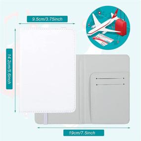 img 3 attached to ✈️ Stylish and Functional Pieces Sublimation Passport Business Boarding: Elevate Your Travel Experience