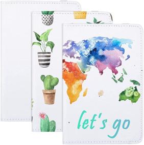 img 4 attached to ✈️ Stylish and Functional Pieces Sublimation Passport Business Boarding: Elevate Your Travel Experience