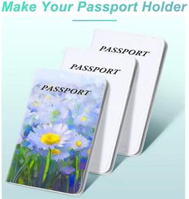 img 1 attached to ✈️ Stylish and Functional Pieces Sublimation Passport Business Boarding: Elevate Your Travel Experience