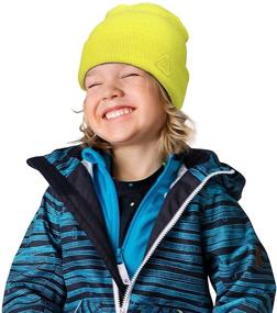 img 2 attached to Stay Cozy in Style with accsa Kids Winter Beanie Hat: Soft & Stretchy Warm Classic Hat for Boys