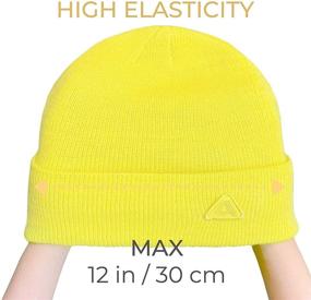 img 1 attached to Stay Cozy in Style with accsa Kids Winter Beanie Hat: Soft & Stretchy Warm Classic Hat for Boys