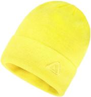 stay cozy in style with accsa kids winter beanie hat: soft & stretchy warm classic hat for boys logo