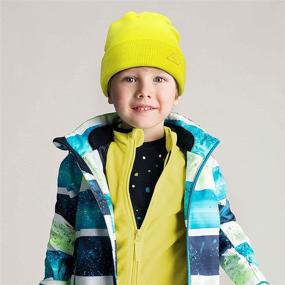 img 3 attached to Stay Cozy in Style with accsa Kids Winter Beanie Hat: Soft & Stretchy Warm Classic Hat for Boys