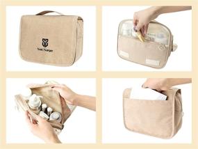 img 1 attached to Hanging Travel Toiletry Bag: A Versatile Organizer with Quality Hook for Women & Men