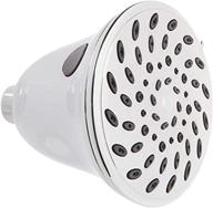 🚿 simplyclean high pressure filtered shower head fixed – 6 settings – easy to install – 4-inch maximum coverage showerhead, silver – 8485000sc logo