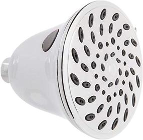 img 1 attached to 🚿 SimplyClean High Pressure Filtered Shower Head Fixed – 6 Settings – Easy to Install – 4-inch Maximum Coverage Showerhead, silver – 8485000SC