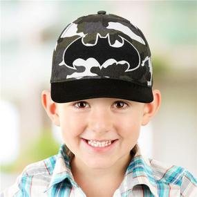 img 3 attached to 🧢 DC Comics Kids Baseball Cap with 3D POP: Batman, Superman, and Justice League - Ages 2 to 7