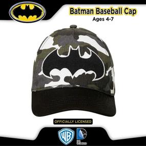 img 2 attached to 🧢 DC Comics Kids Baseball Cap with 3D POP: Batman, Superman, and Justice League - Ages 2 to 7