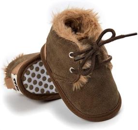 img 1 attached to 👟 Стильные и безопасные: черные мальчики Sabe Newborn Anti-Slip Prewalker C обувь