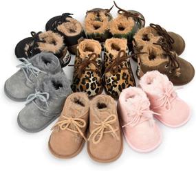 img 3 attached to 👟 Стильные и безопасные: черные мальчики Sabe Newborn Anti-Slip Prewalker C обувь