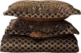 img 2 attached to Chezmoi Collection Lisbon Jacquard Comforter Bedding