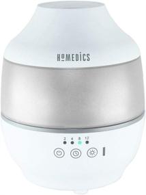 img 4 attached to 🌬️ HoMedics Total Comfort Humidifier: 360 Nozzle, Micro-Fine Cool Mist, 7 Night Light Colors, 25 Hour Run Time