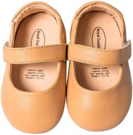 mowoii baby girls boys leather mary jane walking shoes prewalker ballet flats for princess wedding dress logo