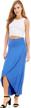 azules womens skirt large black logo