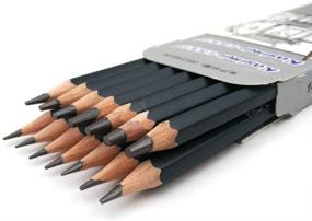 img 3 attached to Kasimir Drawing Pencils Set 14pcs - 12B to 6H Graphite Sketching Pencils - Professional Sketch Pencils for Drawing