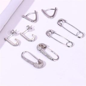 img 3 attached to Besteel Earrings Cartilage Sterling Hypoallergenic