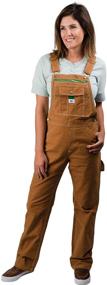 img 4 attached to Liberty Womens Washed Overalls Brown