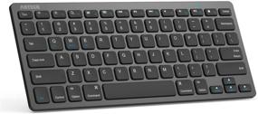 img 4 attached to 🔌 Arteck Ultra-Slim Bluetooth Keyboard – Compatible with iPad, iPhone, and Other Bluetooth Enabled Devices – iOS, Android, Windows – Black