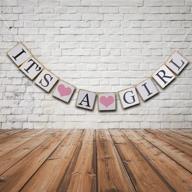 charming it is a girl banner sign: perfect for christening, baby shower, birthday party decorations & favors логотип