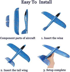 img 1 attached to ✈️ Inchoispace Airplane Gliders: High-performance Throwing Aircarft