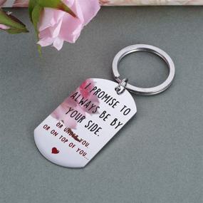 img 2 attached to Valentines Keychain Set - Boyfriend Girlfriend or Husband