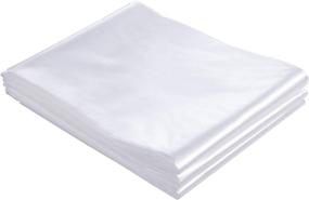 img 1 attached to PROWEE 3-Pack 9ft x 12ft Painter's Plastic Drop Cloths - Waterproof Paint Floor Cover Sheeting Tarp - Clear Plastic Cover for Extra Protection