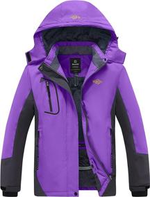 img 4 attached to 🧥 Stay cozy and dry with Wantdo Women's Mountain Waterproof Ski Jacket - Your ultimate winter essential!