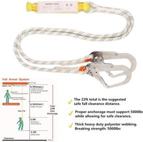 img 1 attached to 🔒 Enhanced Safety Harness Construction System: Reliable Protection for Workers