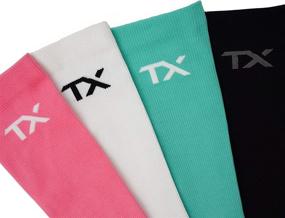 img 1 attached to 🧦 Comfortable and Moisture-Wicking TX Compression Socks 20-30 mmHg: Optimal Graduated Support