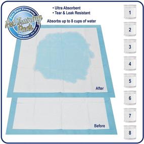 img 2 attached to Advanced Premium Dog Training Pads - Ultra Absorbent - Enhanced Latest Version - Top Puppy Pad Doggie Pads with Unmatched Quality!