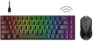 💻 havit 60% wireless mechanical keyboard and wired mouse, bluetooth 5.1 & type c wired 68 keys gaming keyboard brown switch, programmable gaming mouse for multi-device pc laptop gamer - black edition logo