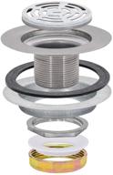 ez-flo 30031 stainless steel flat top shower drain strainer, 2.3 x 4.5 x 4.6 logo